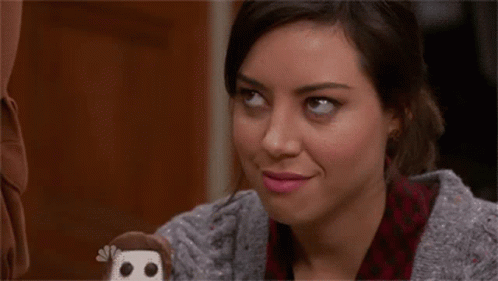 mischievous-smile-april-ludgate-n6yz1ybx0lglp54k.gif