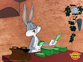 Bugs Bunny Money GIF by Looney Tunes Bugs Bunny Money GIF by Looney Tunes